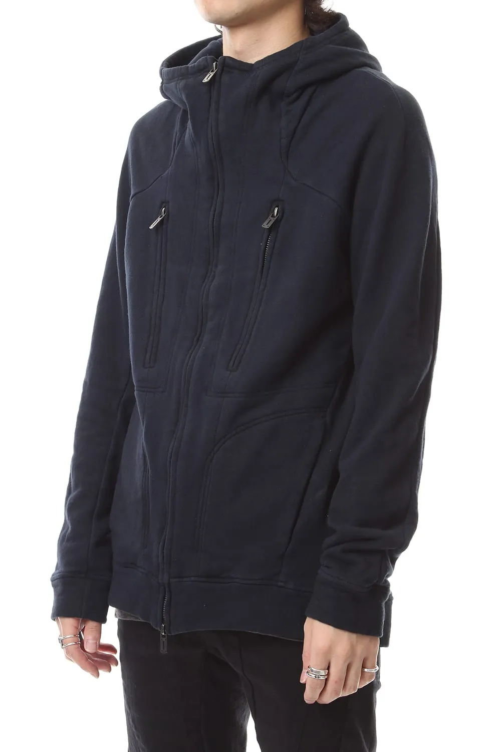 Fleece cold dyed Parka - ST101-0049A Navy