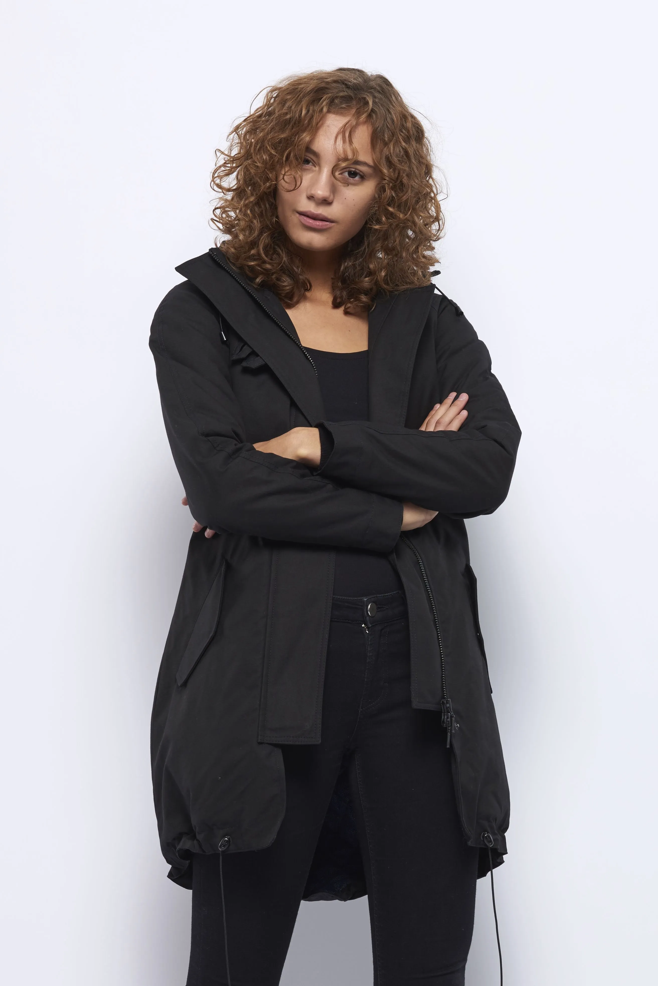 Froks Freja Winter Parka Jakke / Black water resistant cotton