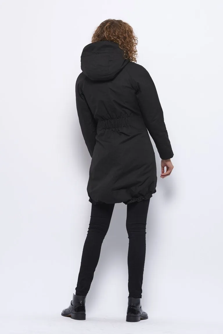 Froks Freja Winter Parka Jakke / Black water resistant cotton