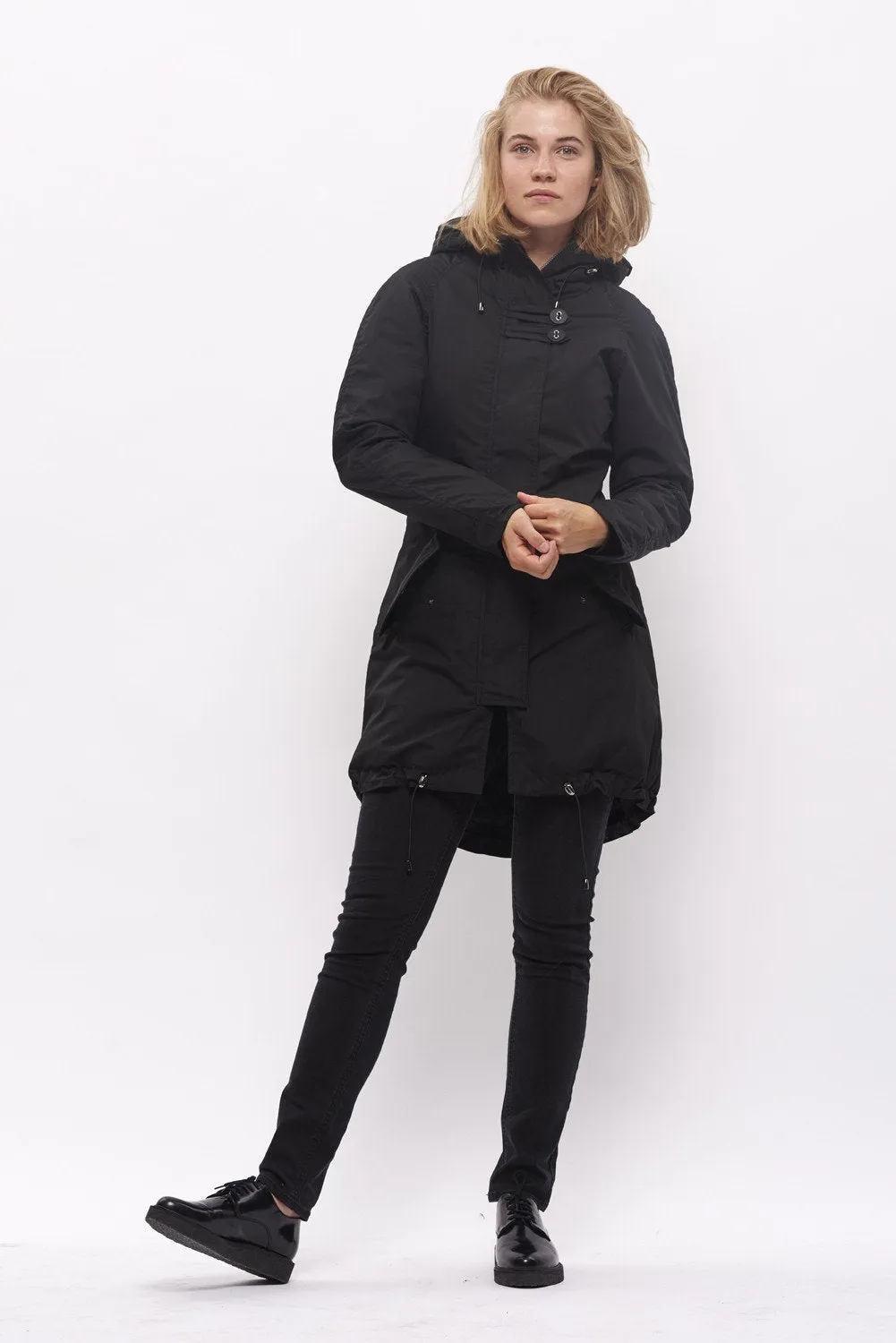 Froks Freja Winter Parka Jakke / Black water resistant poly