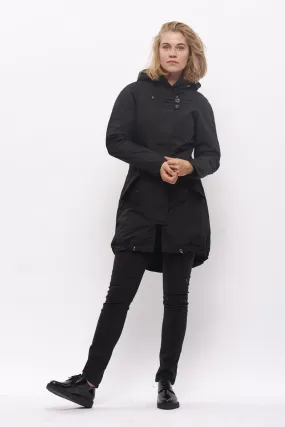 Froks Freja Winter Parka Jakke / Black water resistant poly