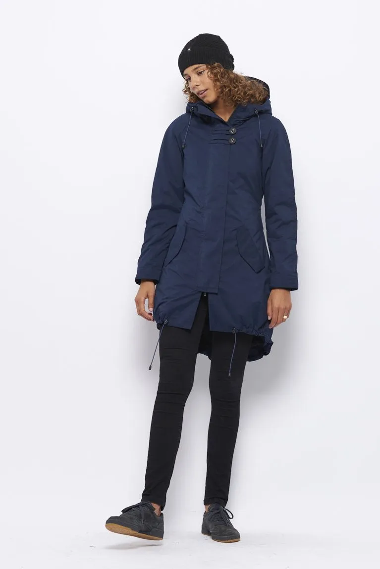 Froks Freja Winter Parka Jakke / Blue water resistant micro-poly