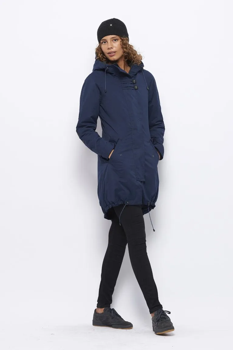 Froks Freja Winter Parka Jakke / Blue water resistant micro-poly