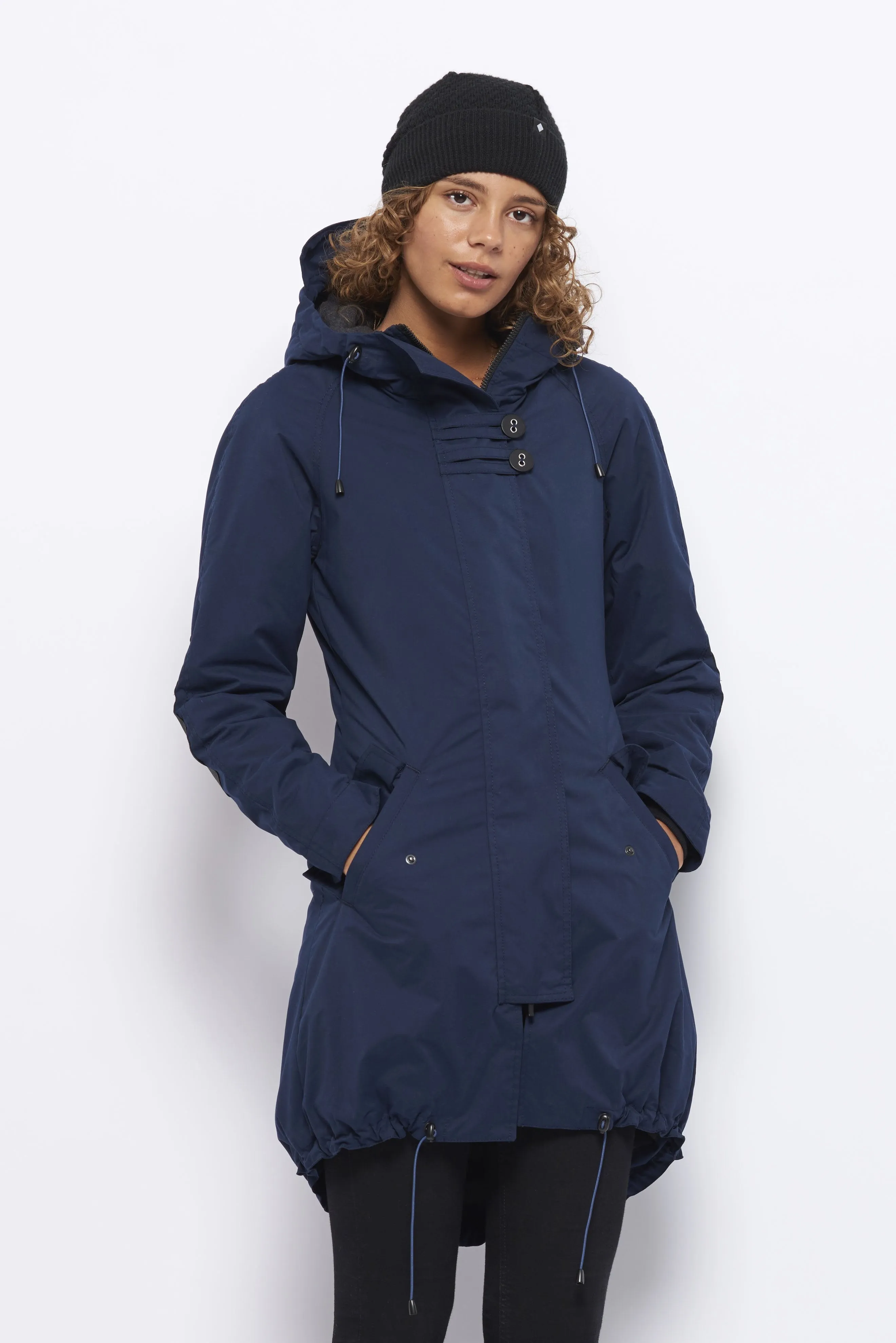 Froks Freja Winter Parka Jakke / Blue water resistant micro-poly