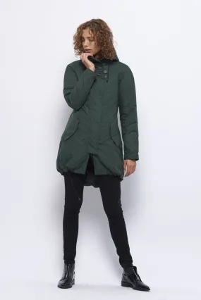 Froks Freja Winter Parka Jakke / Bottle green water resistant micro-poly