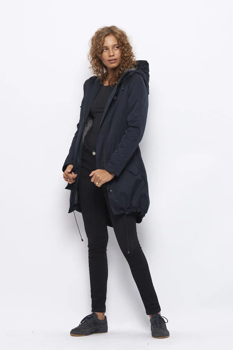 Froks Freja Winter Parka Jakke / Dark blue water resistant poly