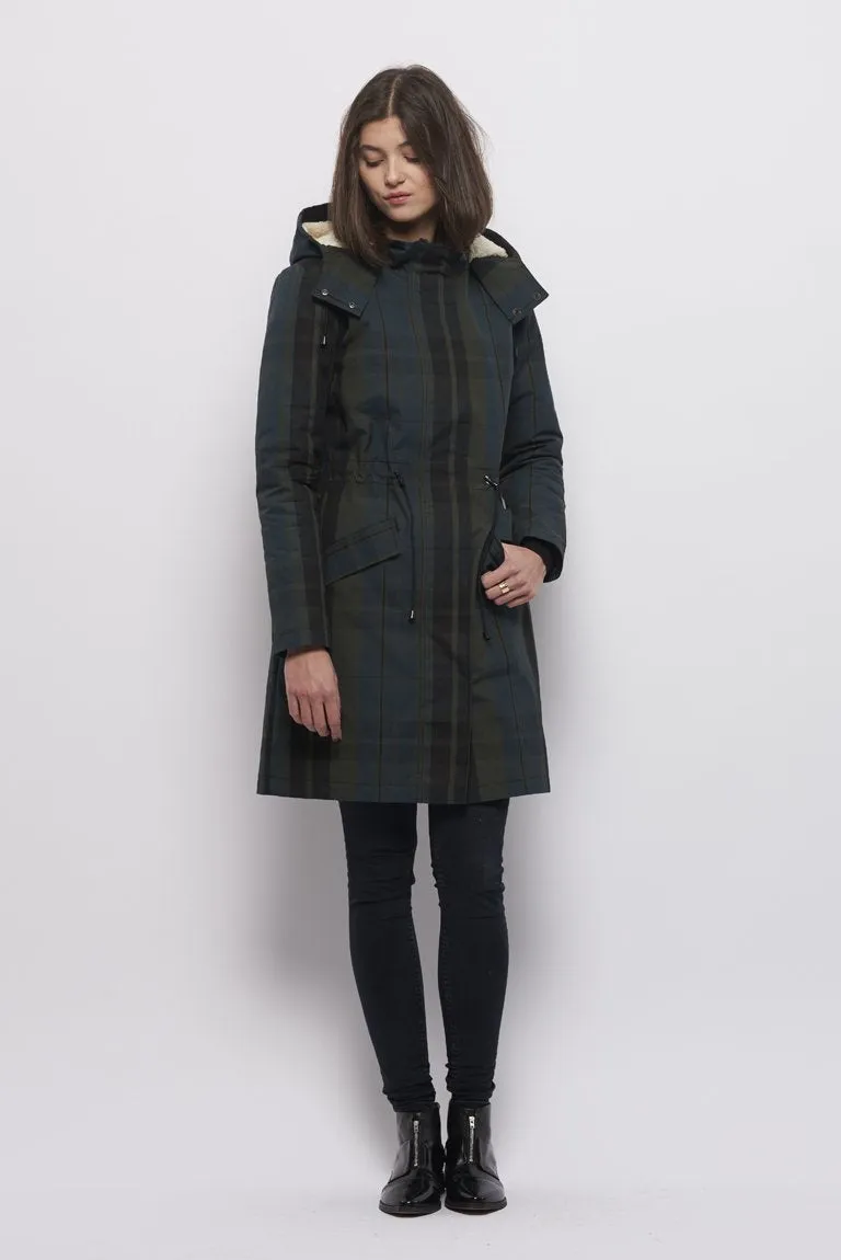 Froks Teddy Winter Parka Jakke / Check water resistant cotton