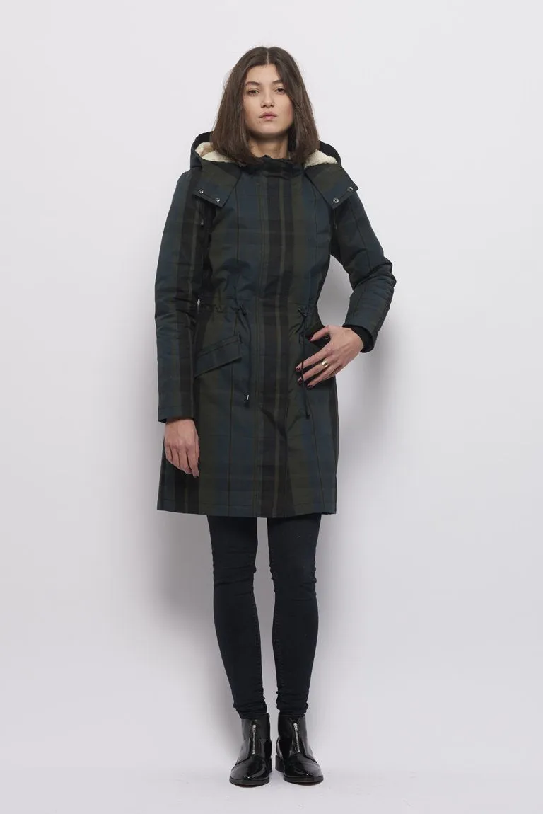 Froks Teddy Winter Parka Jakke / Check water resistant cotton