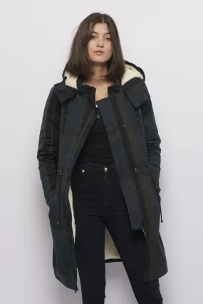 Froks Teddy Winter Parka Jakke / Check water resistant cotton