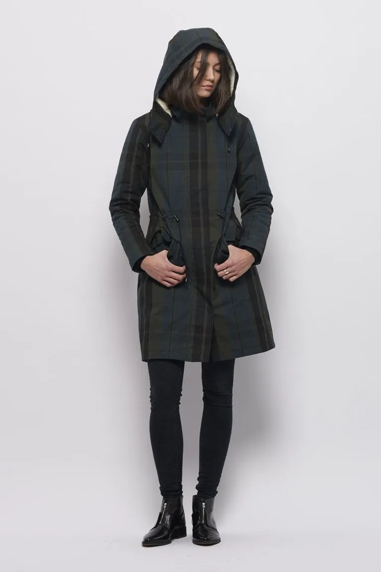 Froks Teddy Winter Parka Jakke / Check water resistant cotton