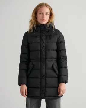 Gant Apparel Womens LONG DOWN JACKET 19/EBONY BLACK