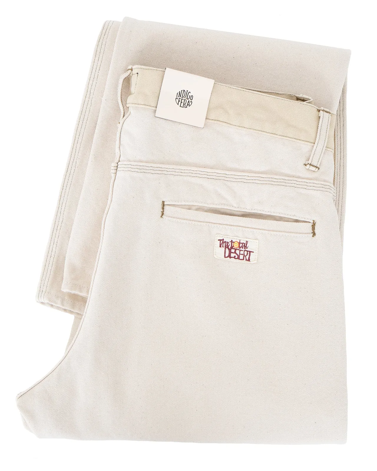 Indigofera Badlands Pants, Smithson Canvas, Two-Tone White