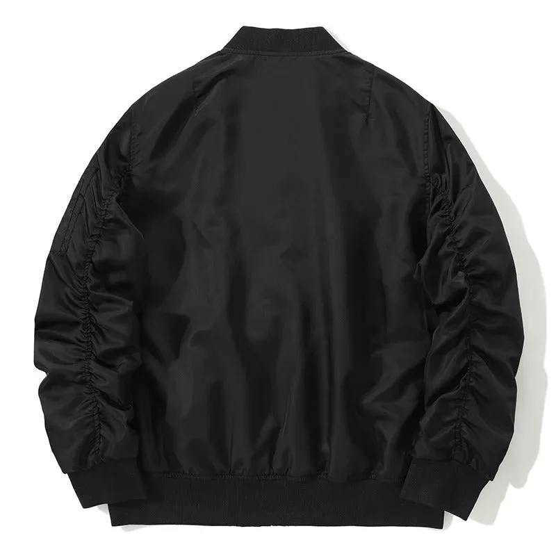 James™  groen waterdicht met rits heren bomberjacket