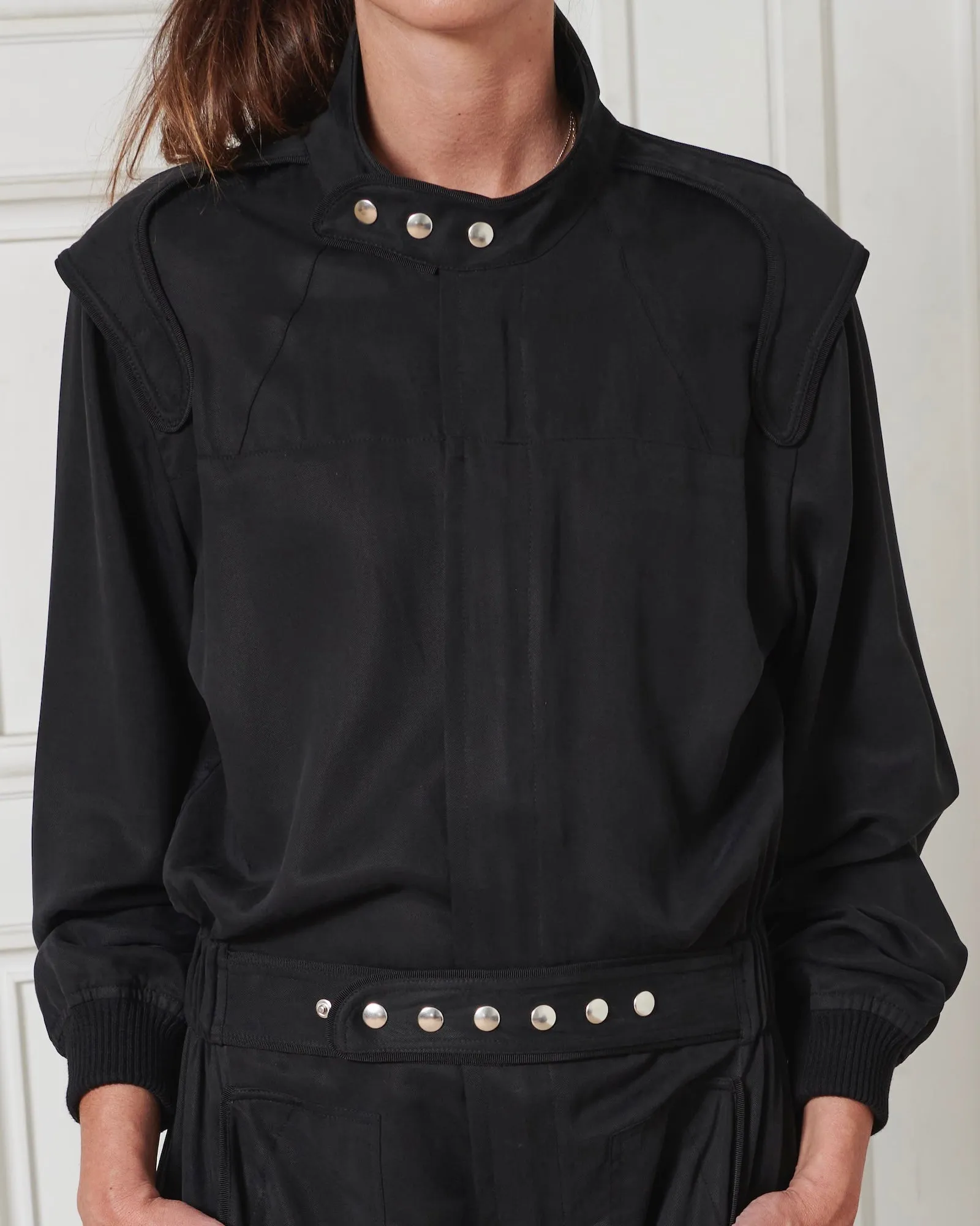 Jim racing jumpsuit - Black