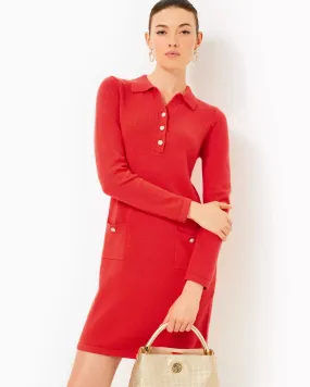 Lilly Pulitzer Adalena Sweater Dress Rococo Red