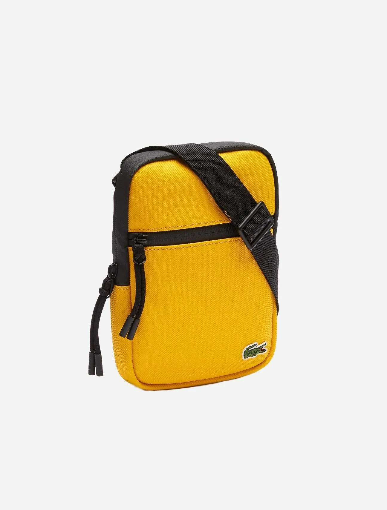 Mens LCST Coated Canvas Small Flat Crossbody Bag