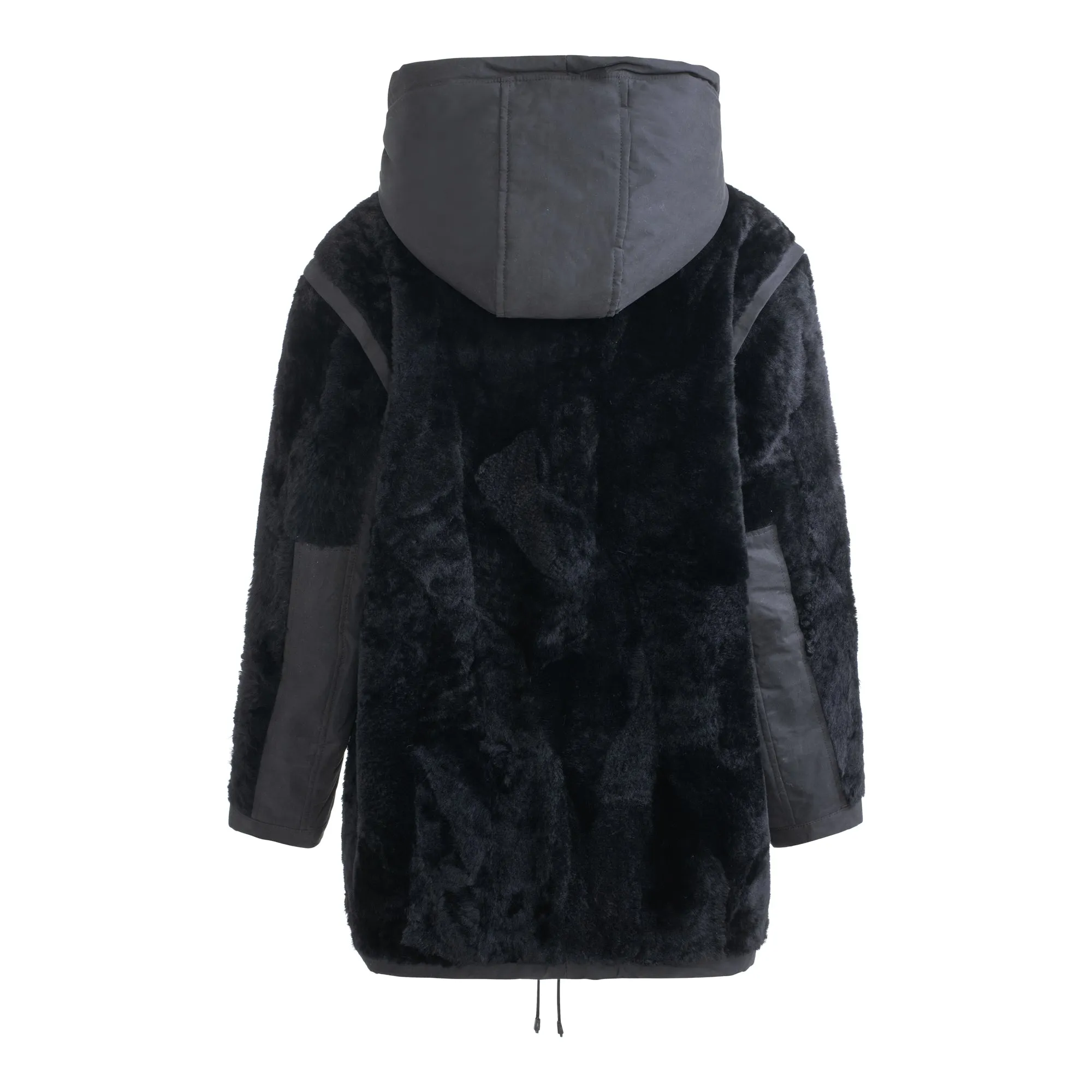 Mona Shearling Parka Jacket - convertible to Vest