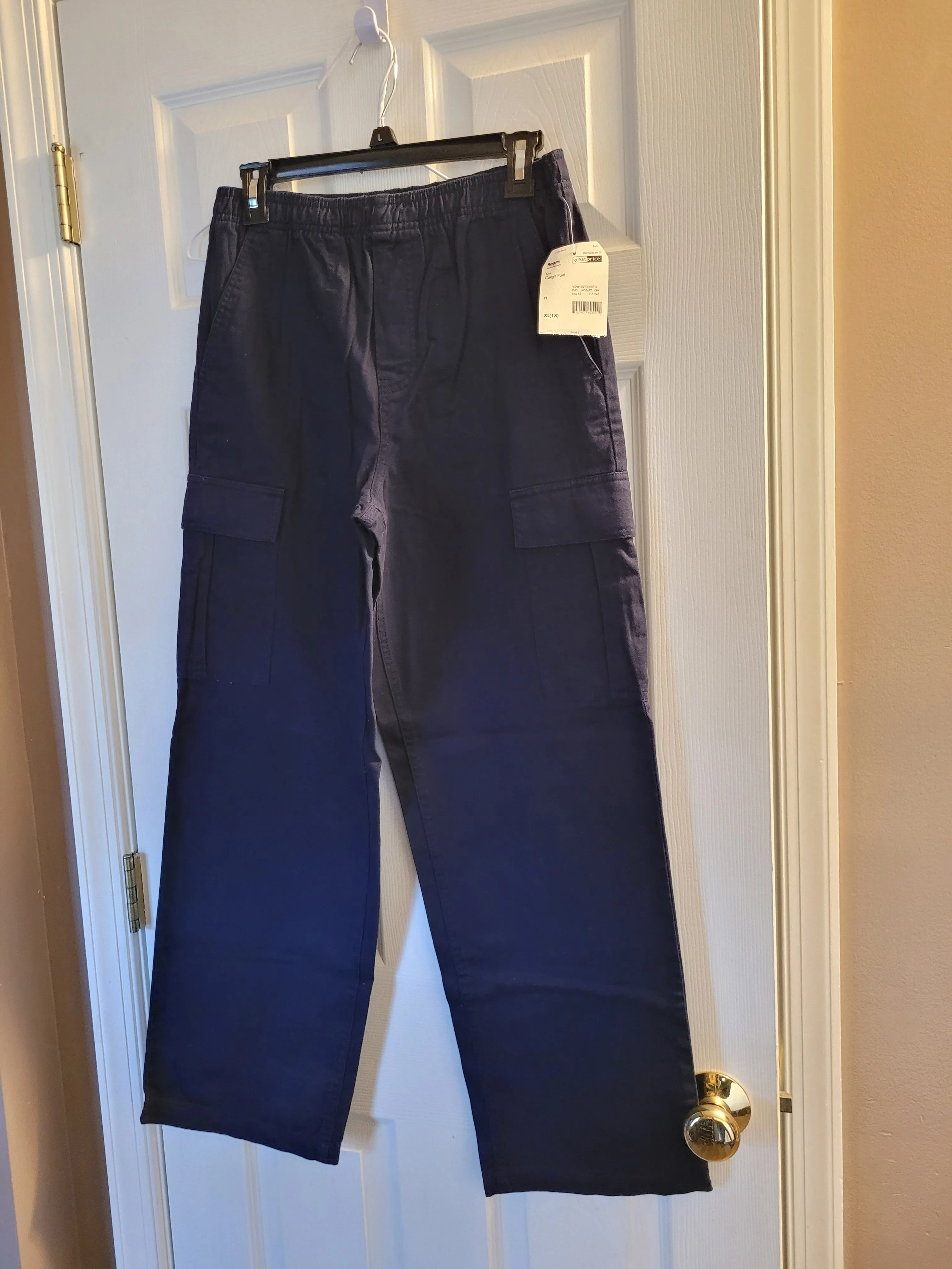 NWT Canyon River Blues Cargo pants, navy - size Kids Clothing: 18