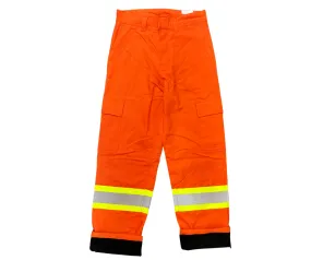 Orange River Men's ROCKY High-Vis Stretch Fleece Lined Work Cargo Pants - Orange