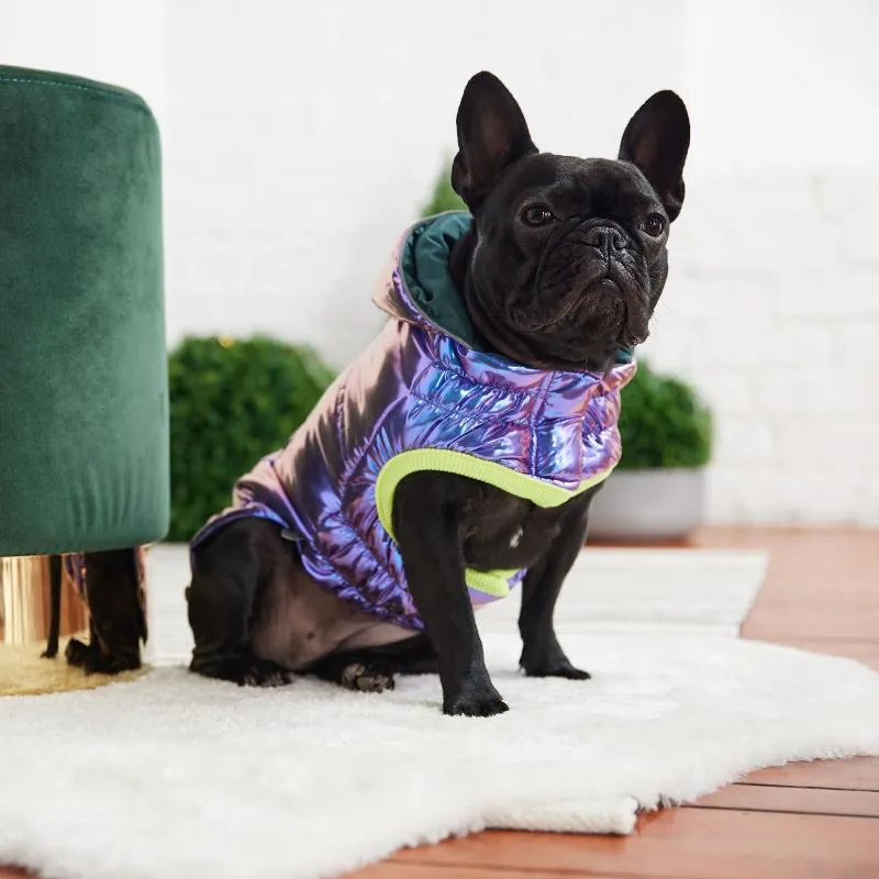 Recycled Dog Parka - Iridescent Purple