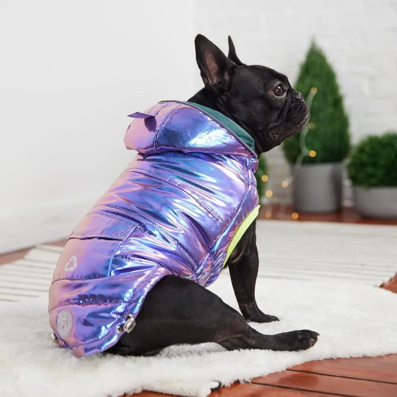 Recycled Dog Parka - Iridescent Purple