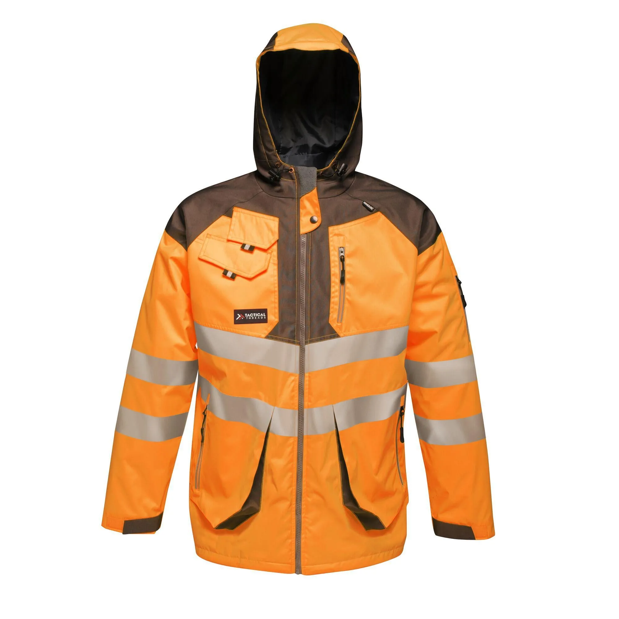 Regatta Professional Mens Hi Vis Waterproof Reflective Parka Jacket