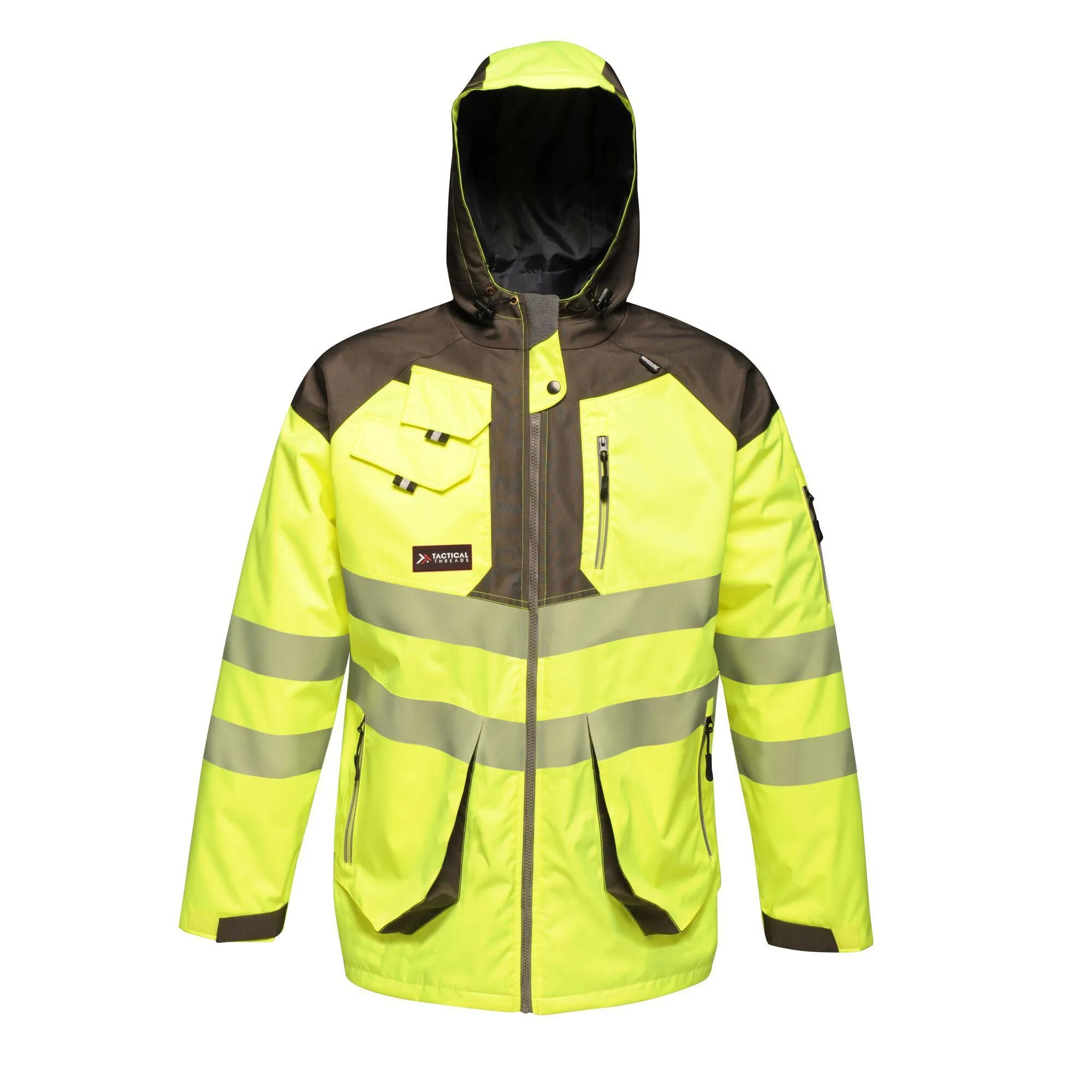 Regatta Professional Mens Hi Vis Waterproof Reflective Parka Jacket