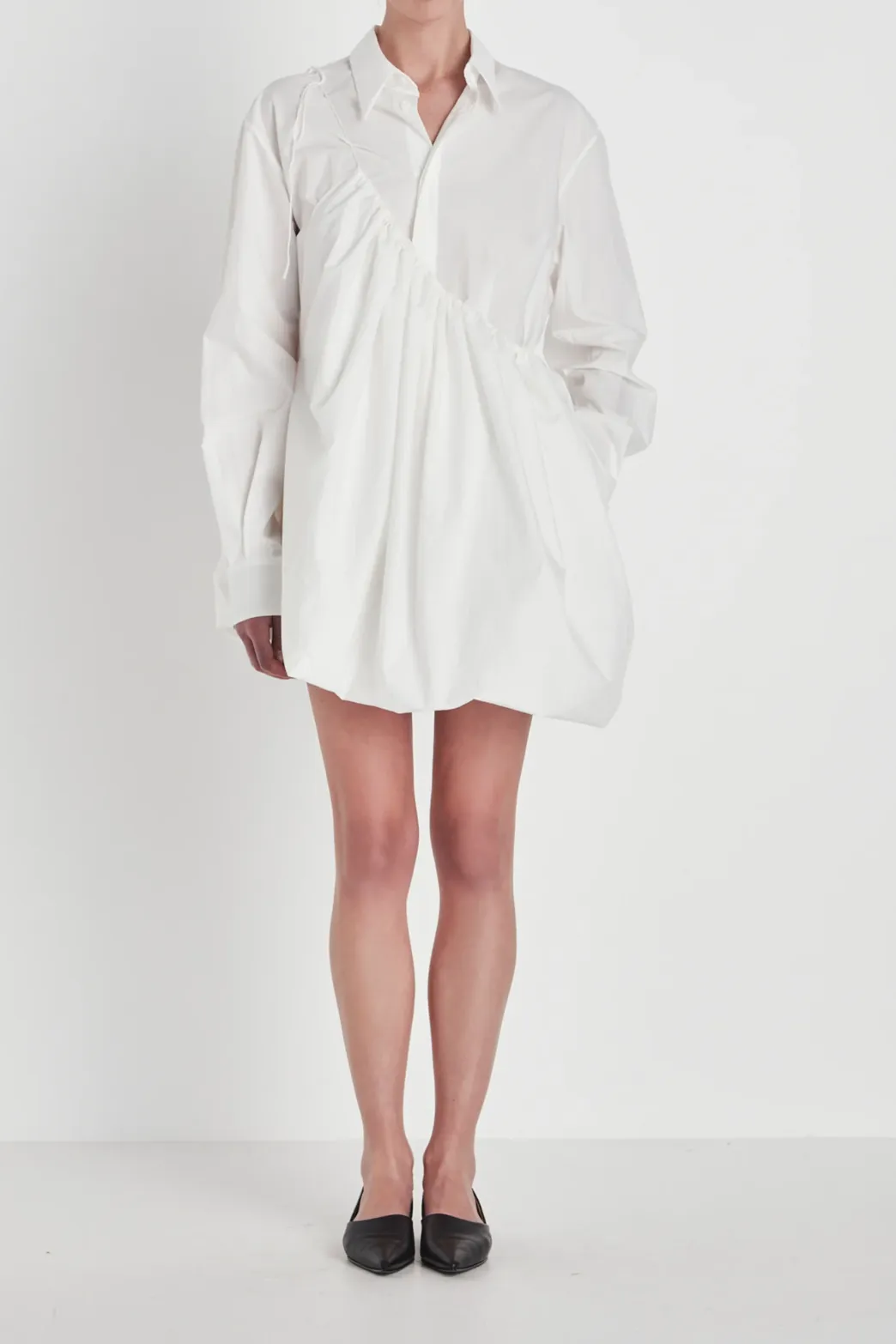 Rory Willam Docherty - Draw Hem Dress White