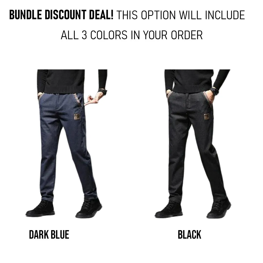 Slim Fit Cargo Denim Pants