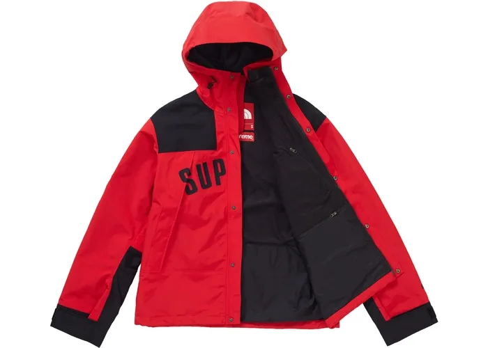 Supreme The North Face Arc Logo Mountain Parka Red #SS19J10