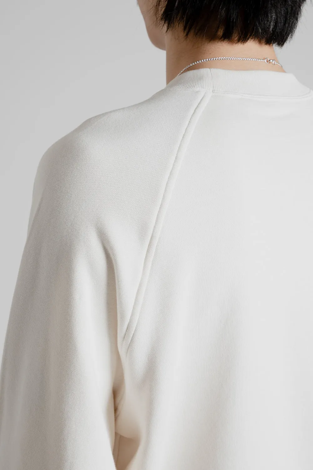 Suvin Sweat Crewneck Pullover - Ecru