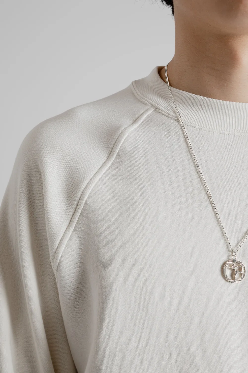 Suvin Sweat Crewneck Pullover - Ecru