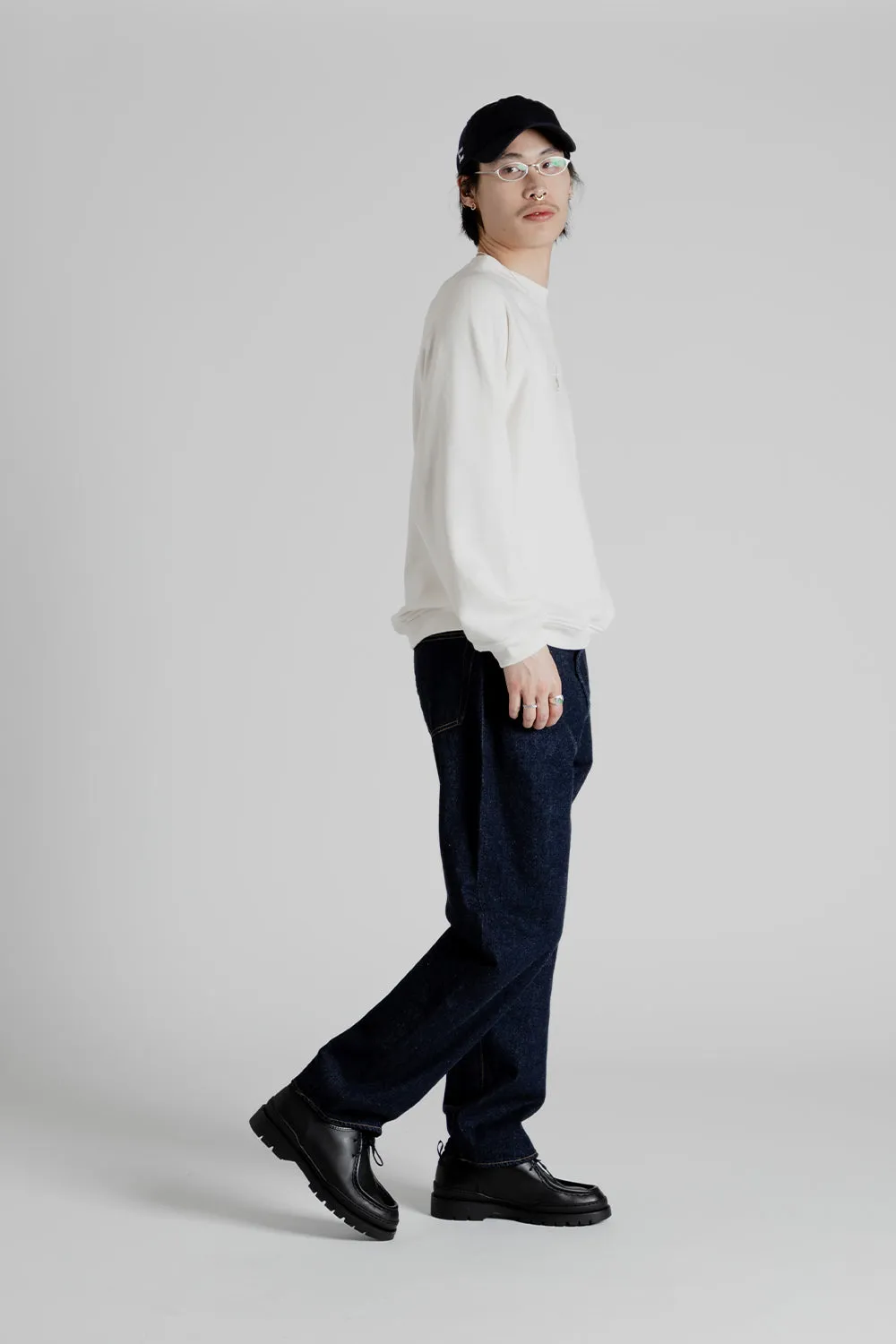 Suvin Sweat Crewneck Pullover - Ecru