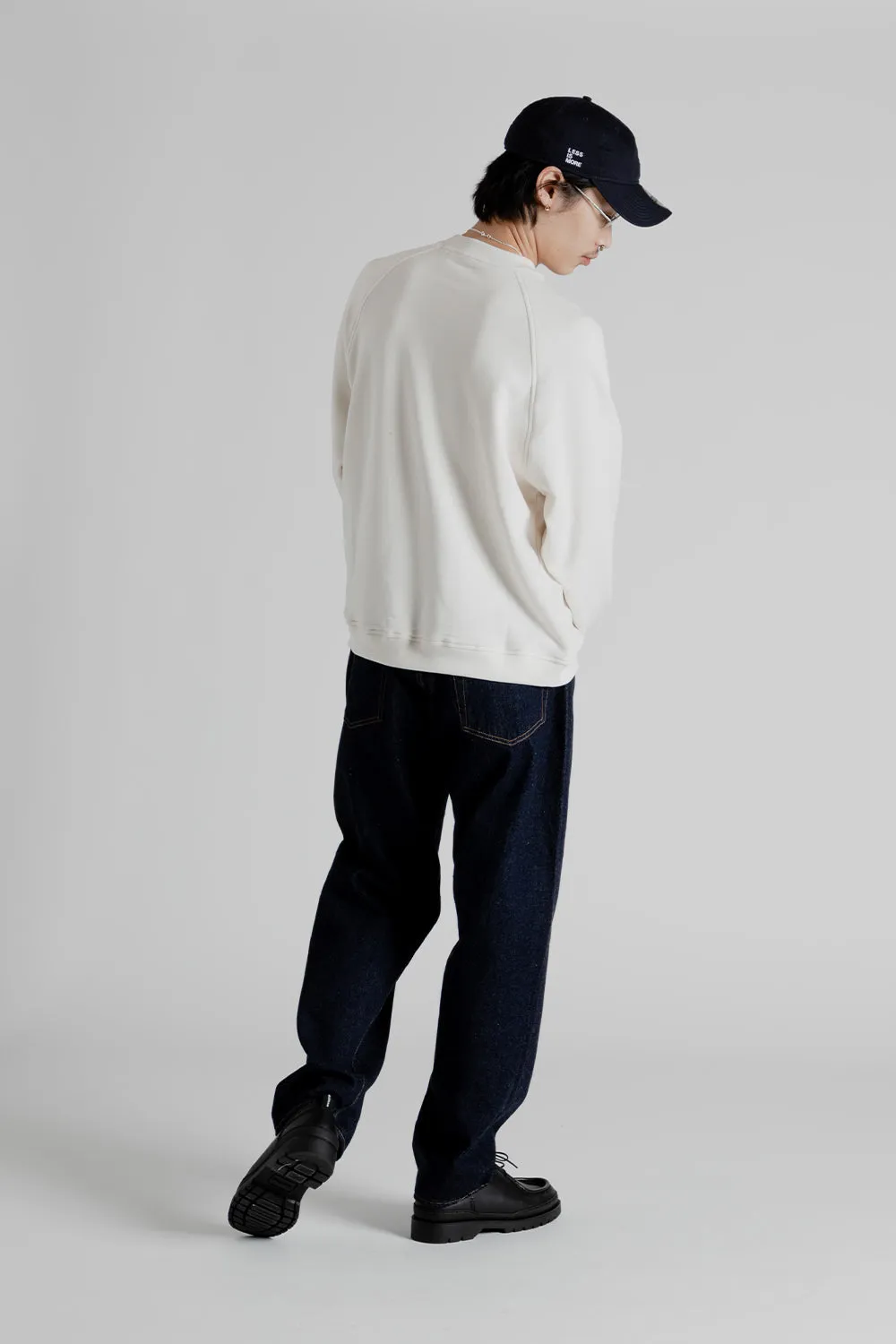 Suvin Sweat Crewneck Pullover - Ecru