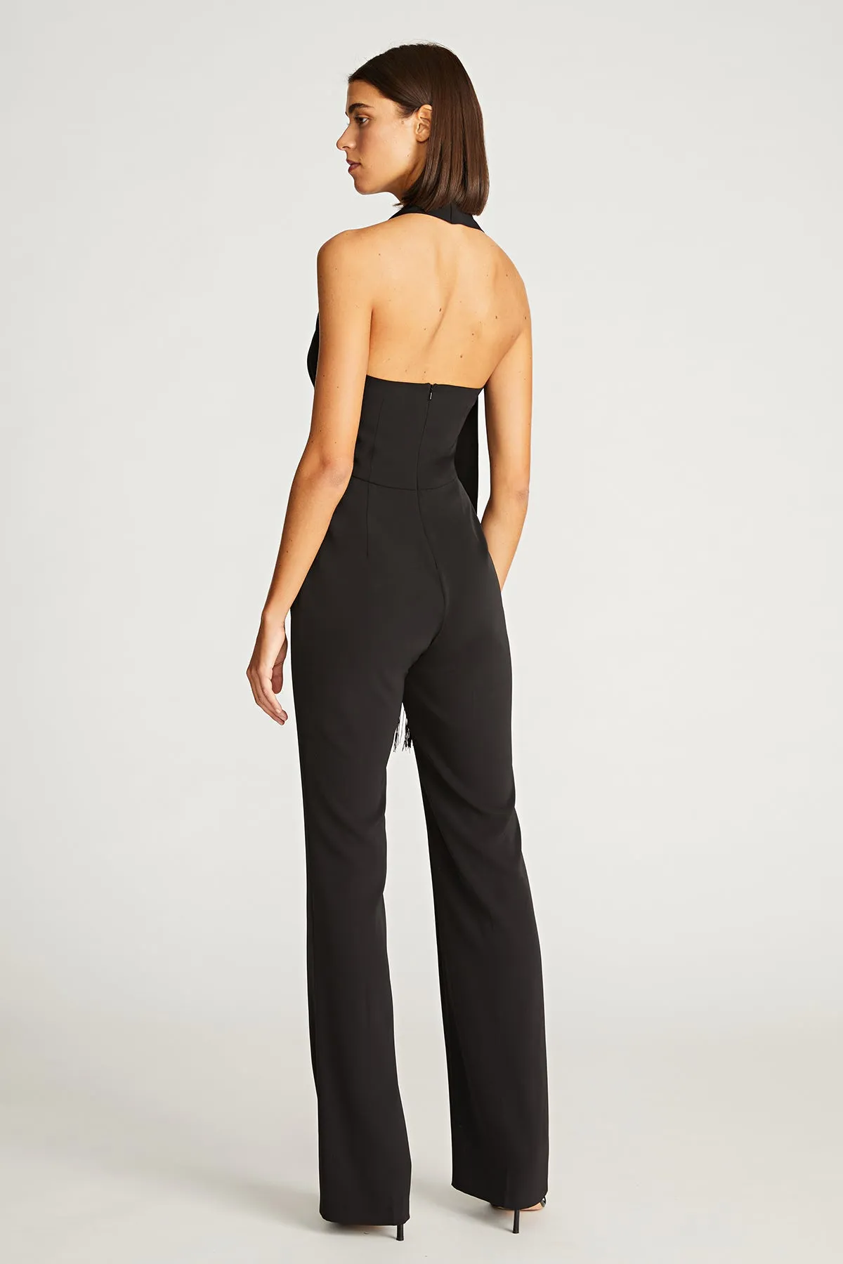 Tamra Jumpsuit In Fluid Crepe