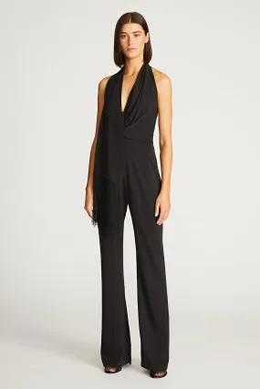 Tamra Jumpsuit In Fluid Crepe