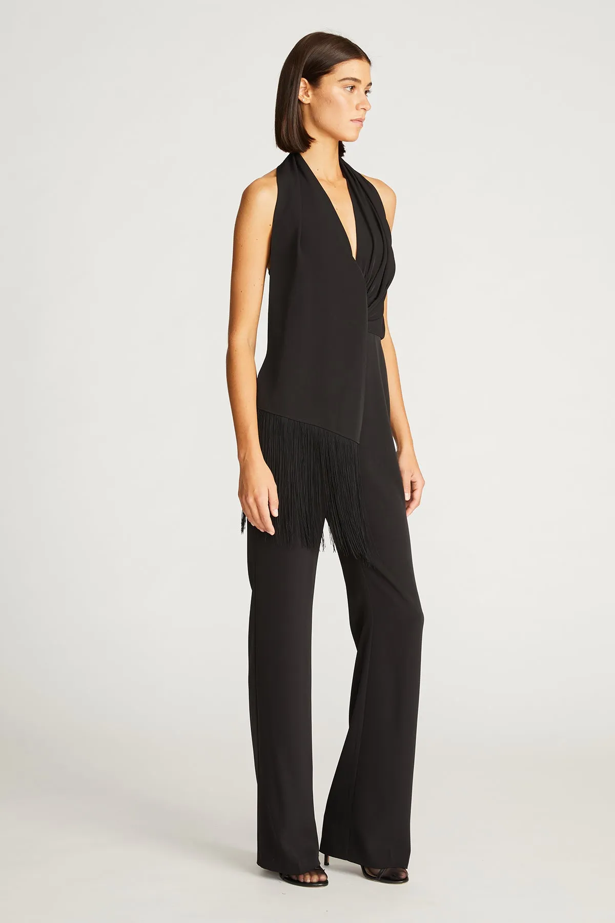 Tamra Jumpsuit In Fluid Crepe
