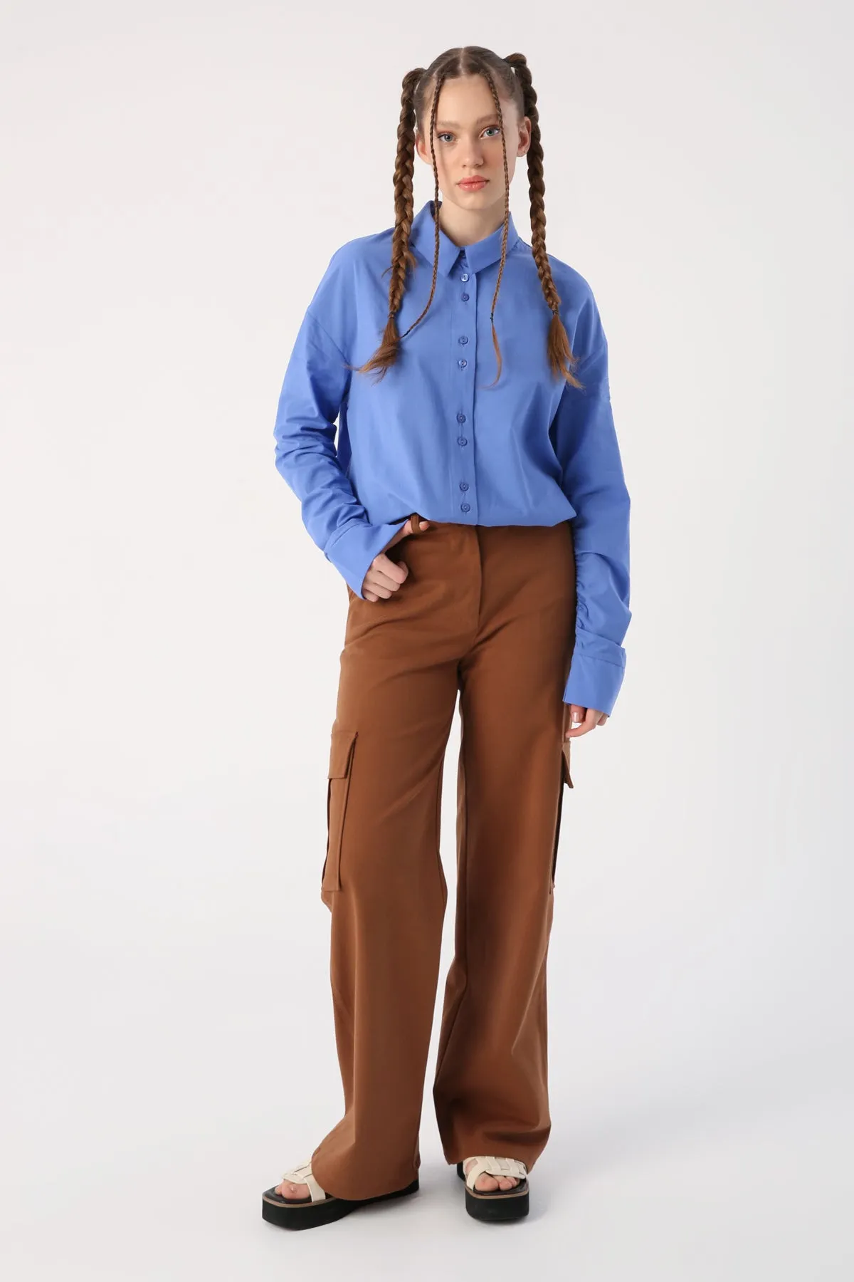 TLD Women Allday Toprak Cargo Pocket Pants - Fasano