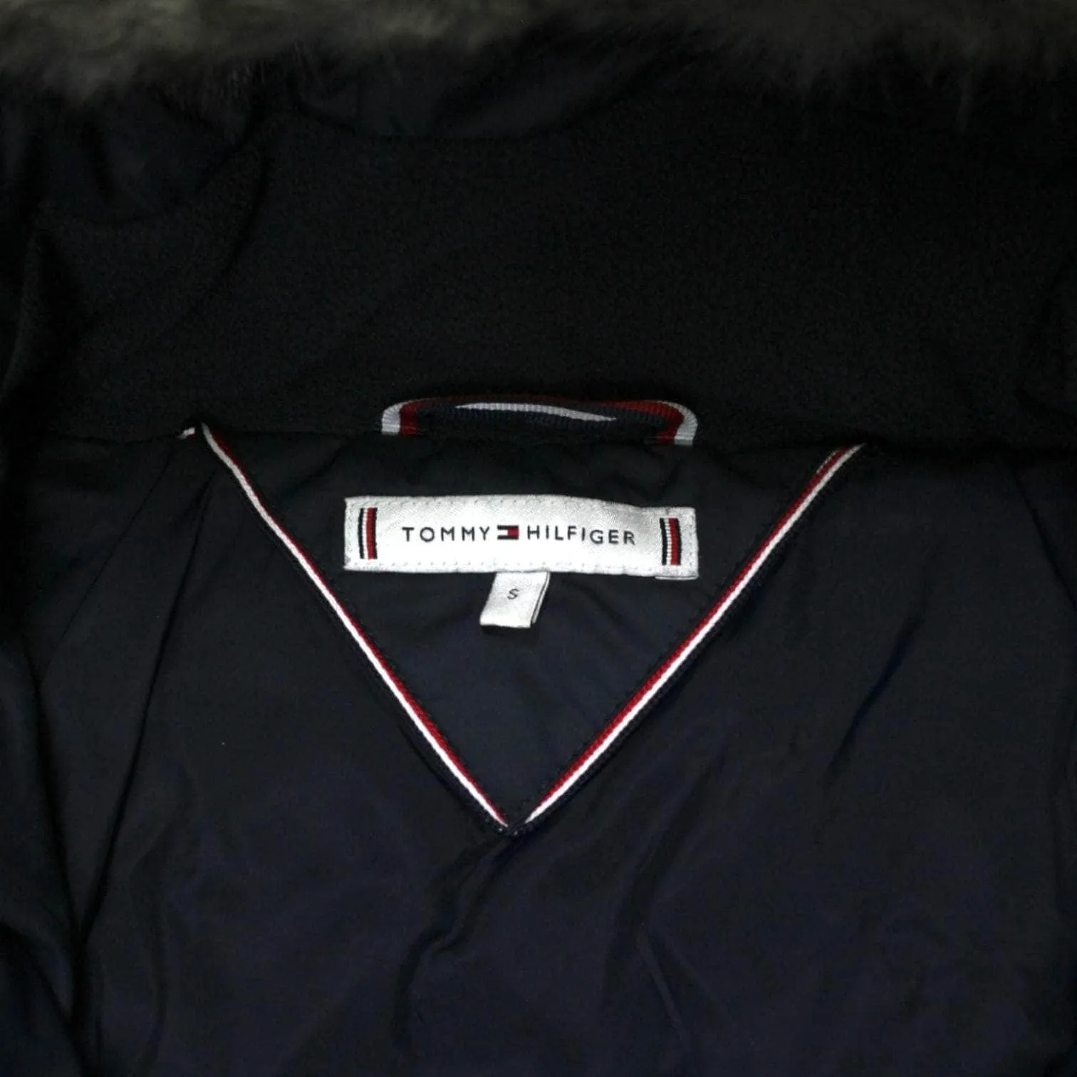 Tommy Hilfiger Navy Padded Coat