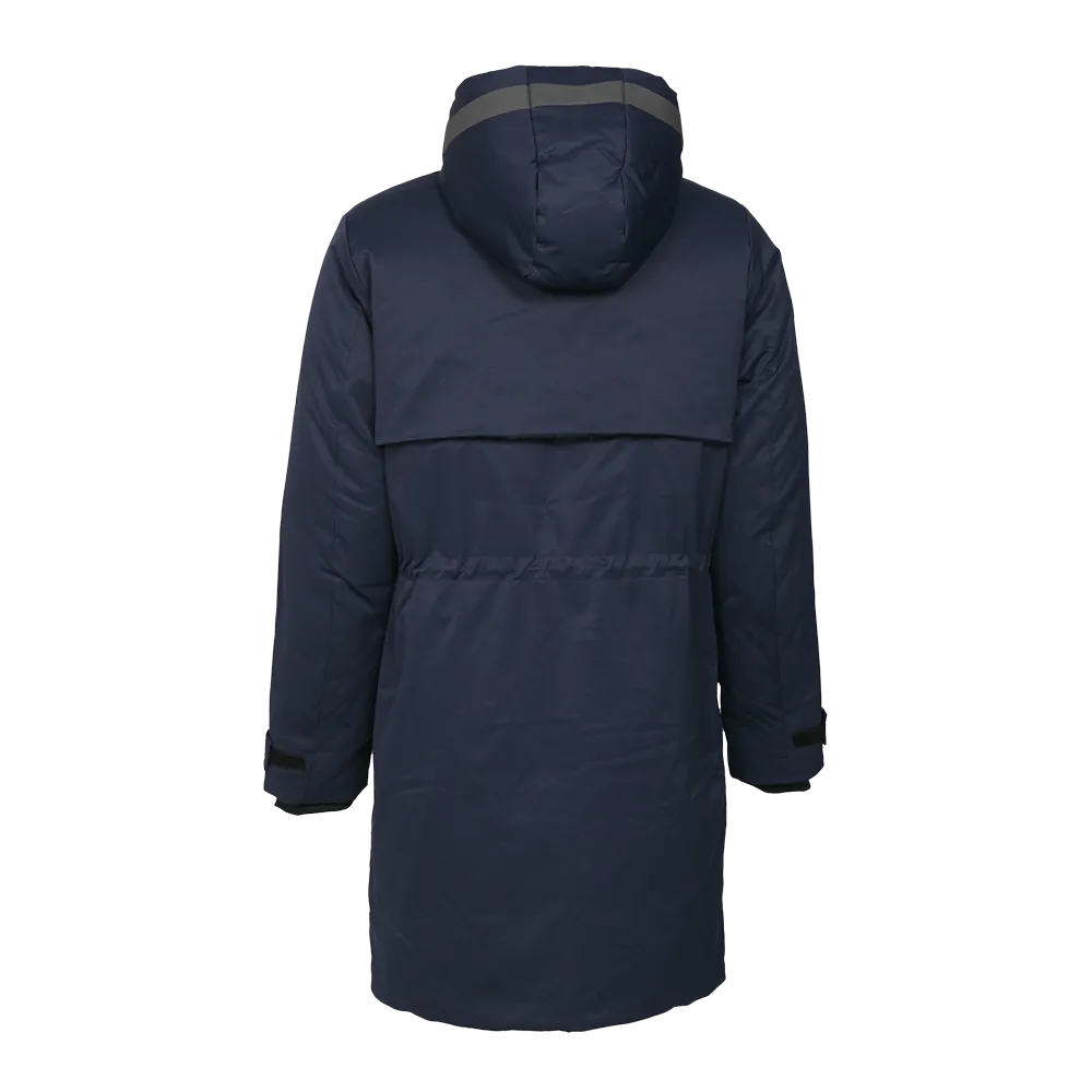 Trendy Down Parka Jacket With Reflective Print