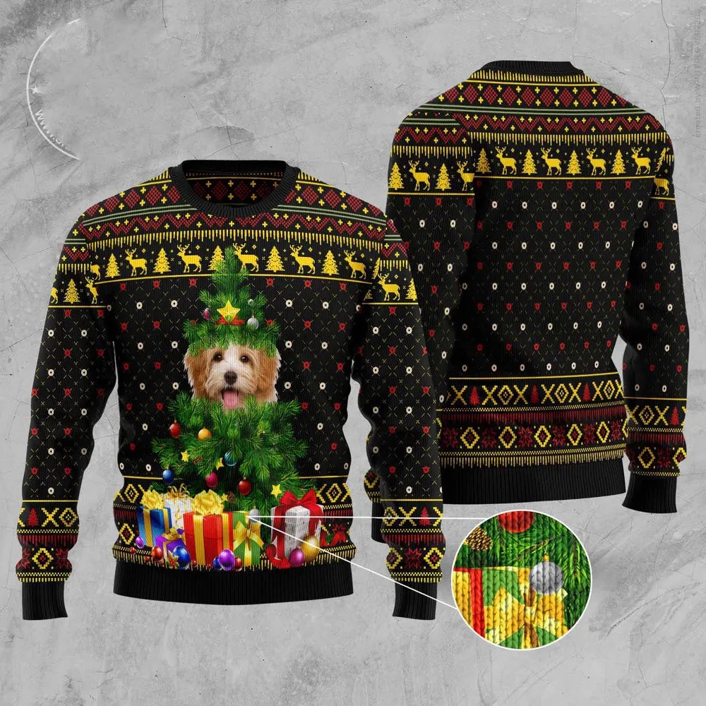 Ugly Sweater JulesRoche All-Over Print Cotton-Acrylic Blend