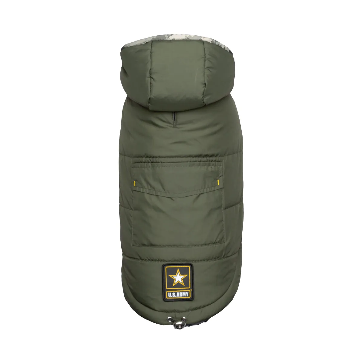 US Army Parka Dog Jacket Dark Camo