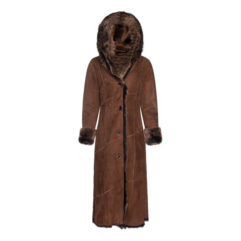VAIL Long Toscana Shearling Coat