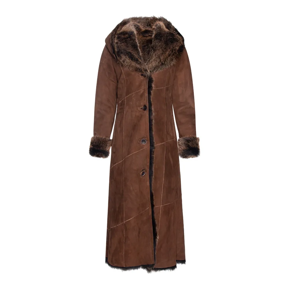 VAIL Long Toscana Shearling Coat
