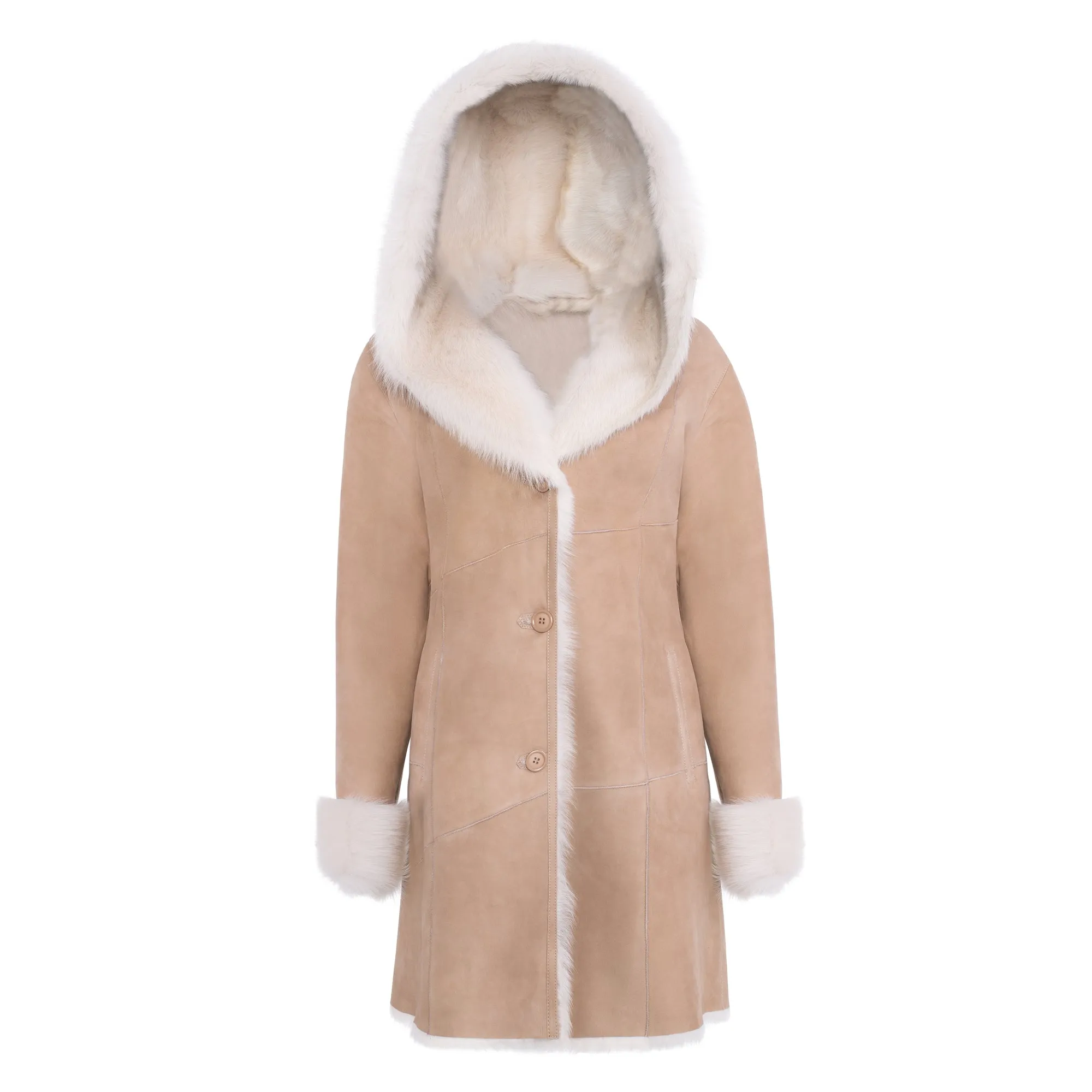 VAIL Long Toscana Shearling Coat