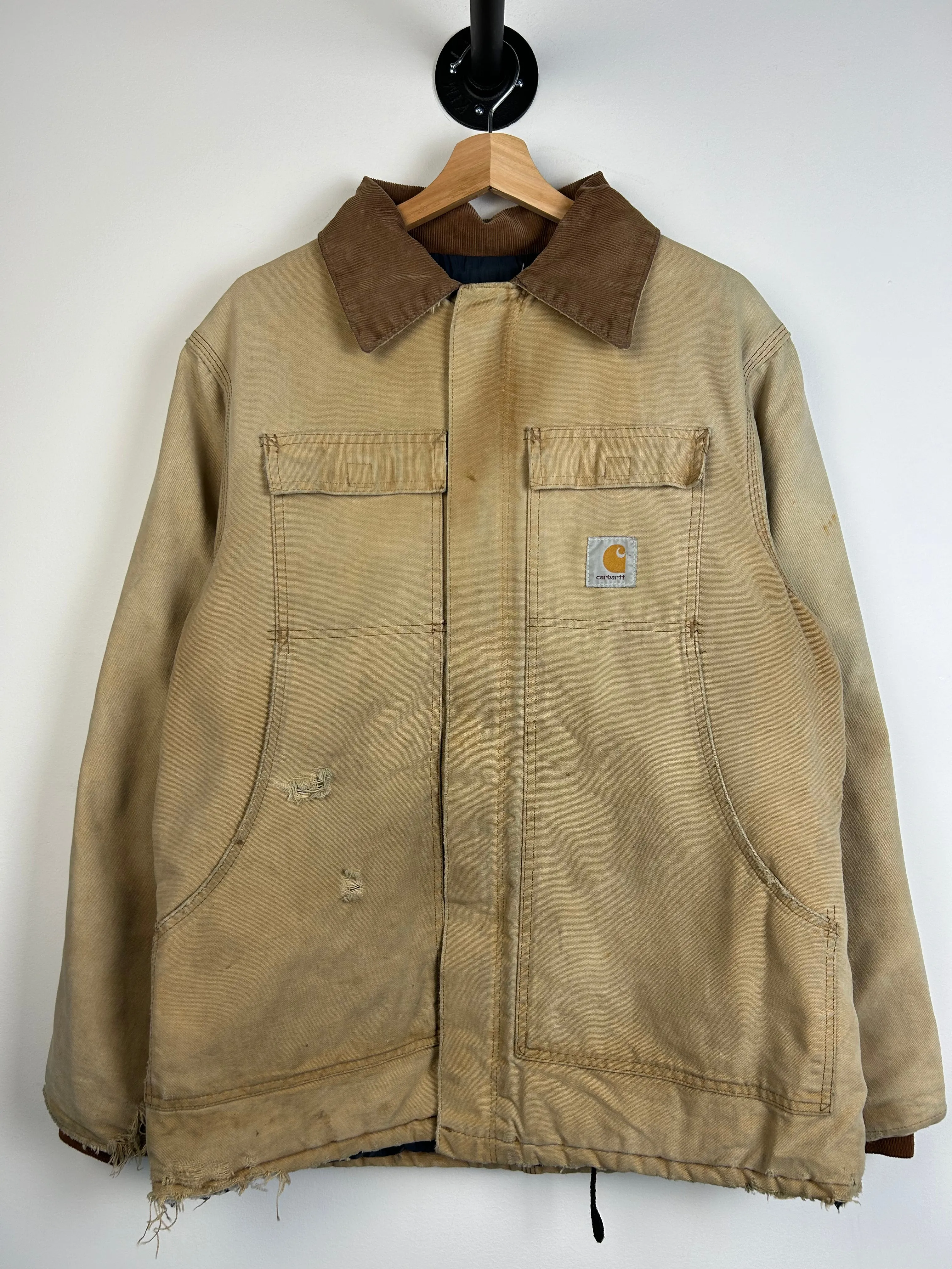 Vintage Carhartt Arctic Faded Beige Jacket C0186