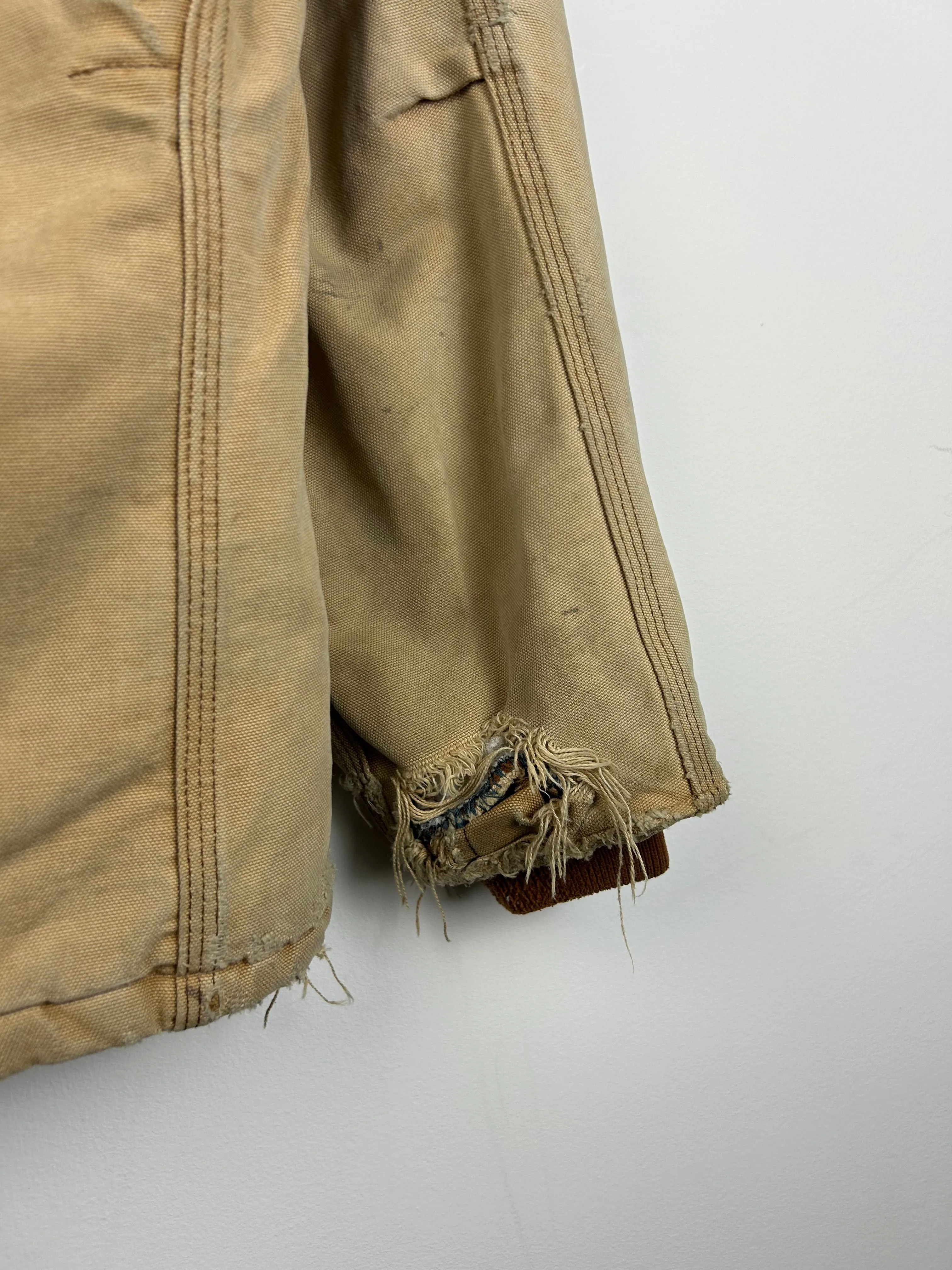 Vintage Carhartt Arctic Faded Beige Jacket C0186