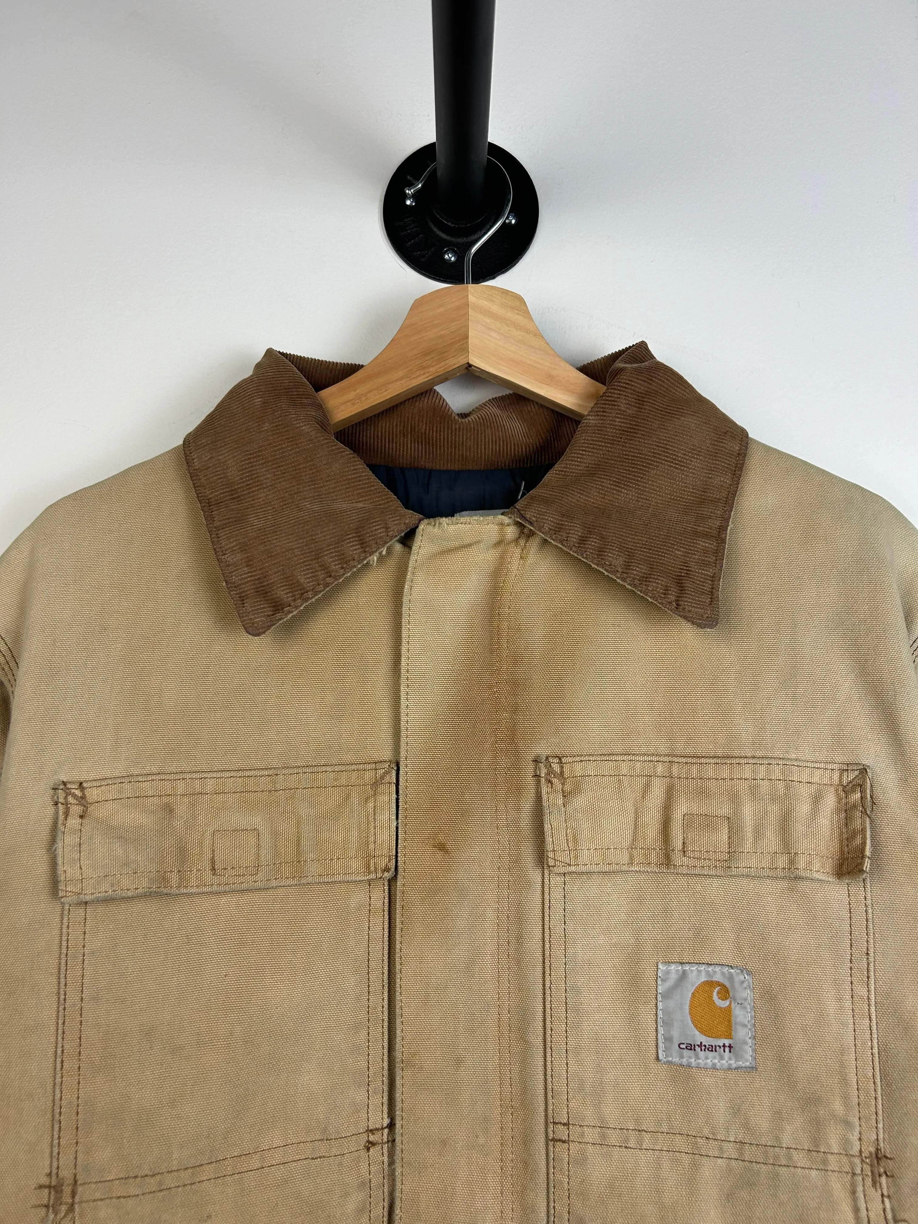 Vintage Carhartt Arctic Faded Beige Jacket C0186