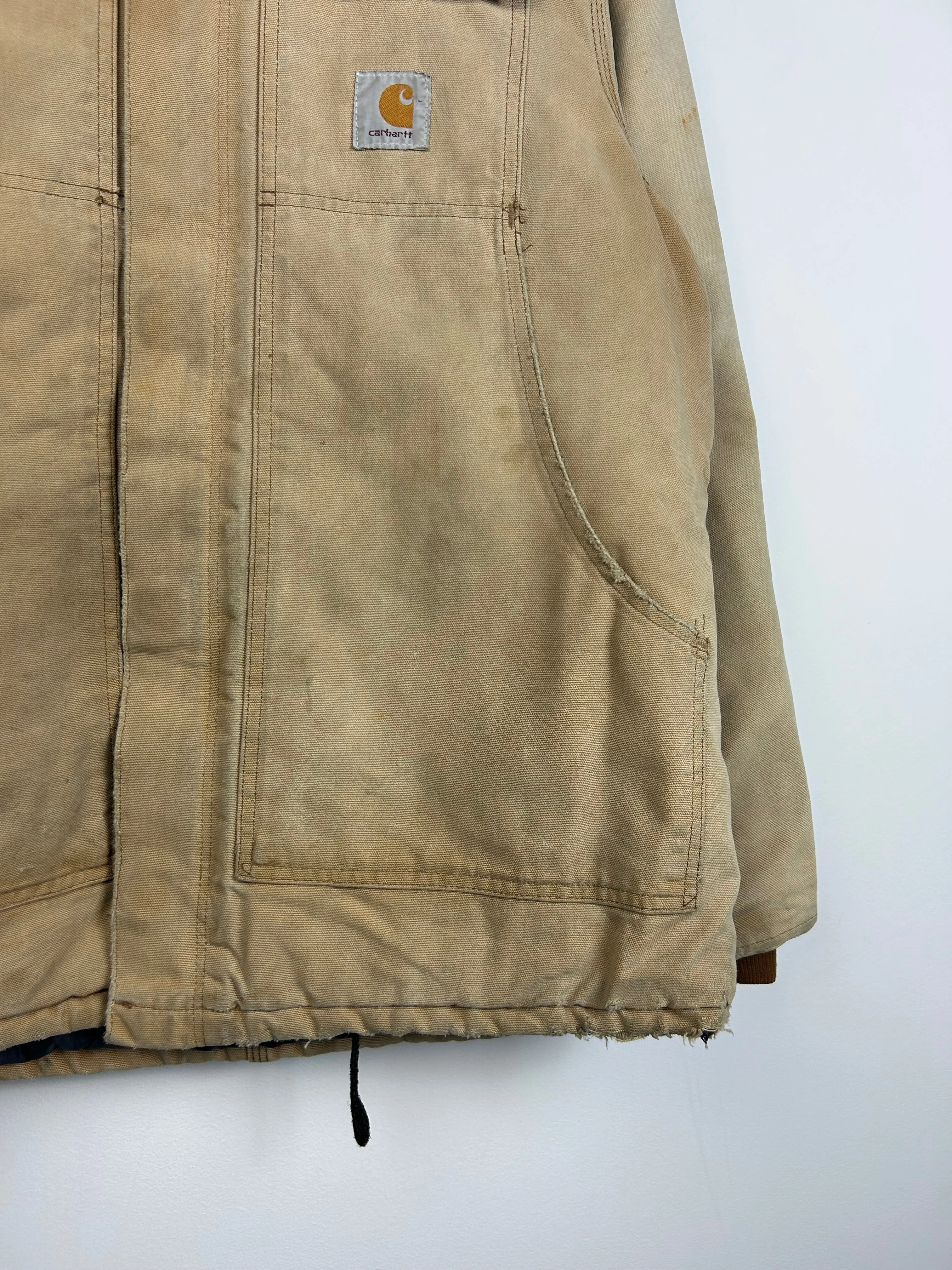 Vintage Carhartt Arctic Faded Beige Jacket C0186
