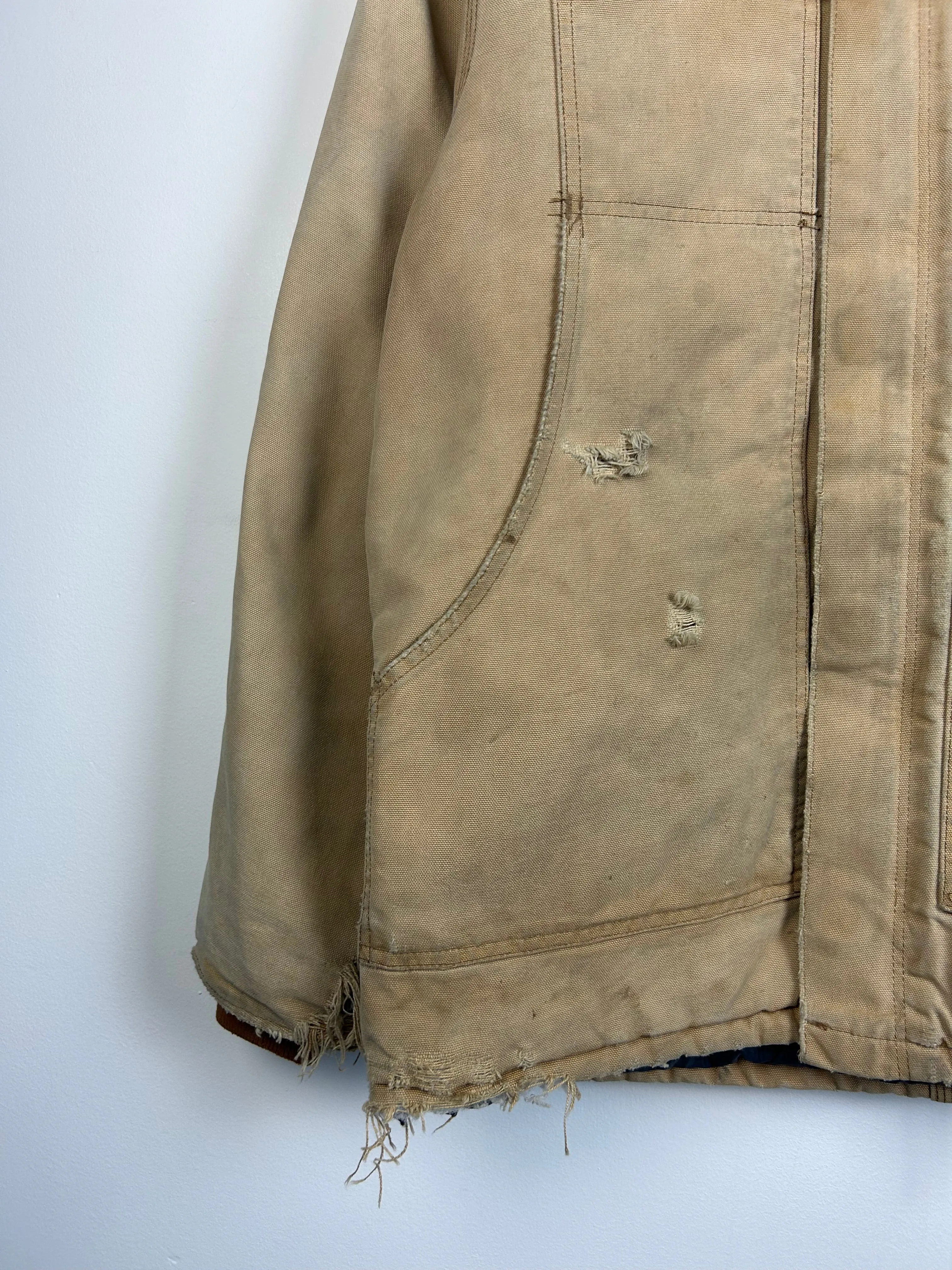 Vintage Carhartt Arctic Faded Beige Jacket C0186